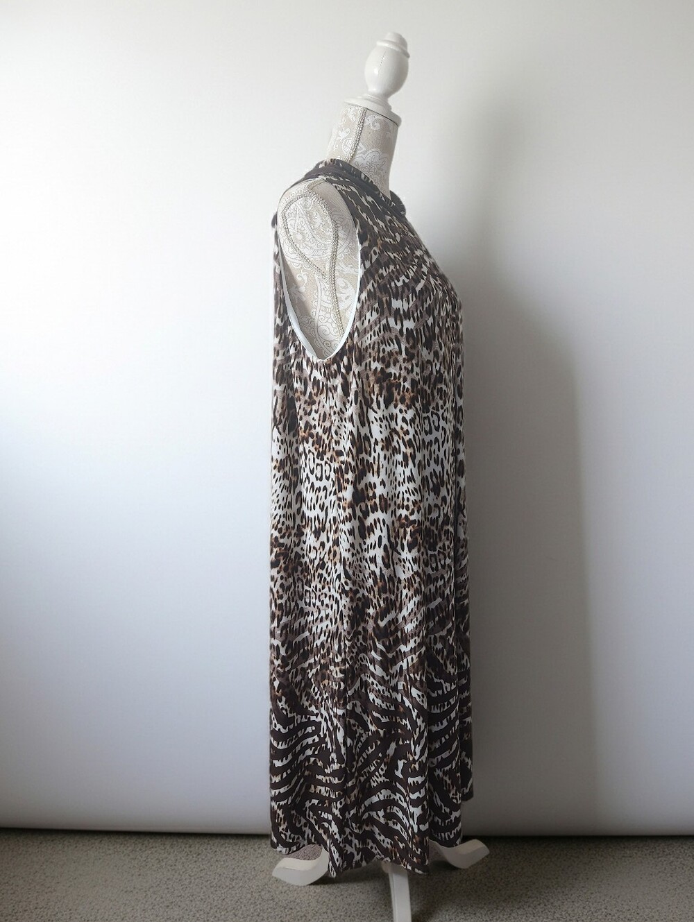 Cato Leopard Mob Wife Back Tie Career Dress Size 18/20W